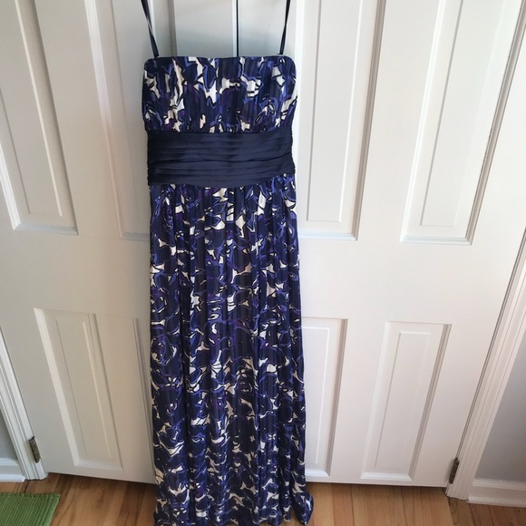 bcbg blue maxi dress